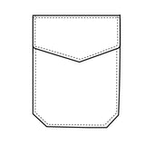 Hexagonal Patch Pocket